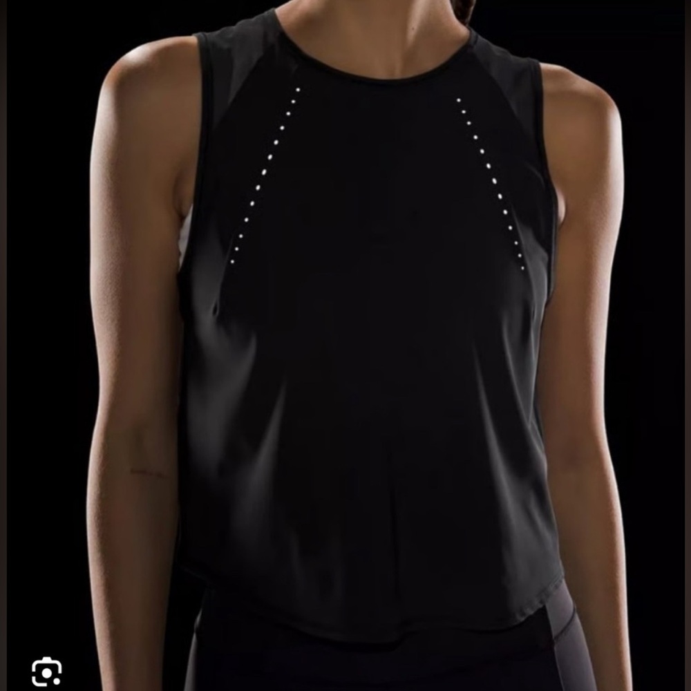 Lululemon Athletica SCULPT CROPPED TANK- BLACK